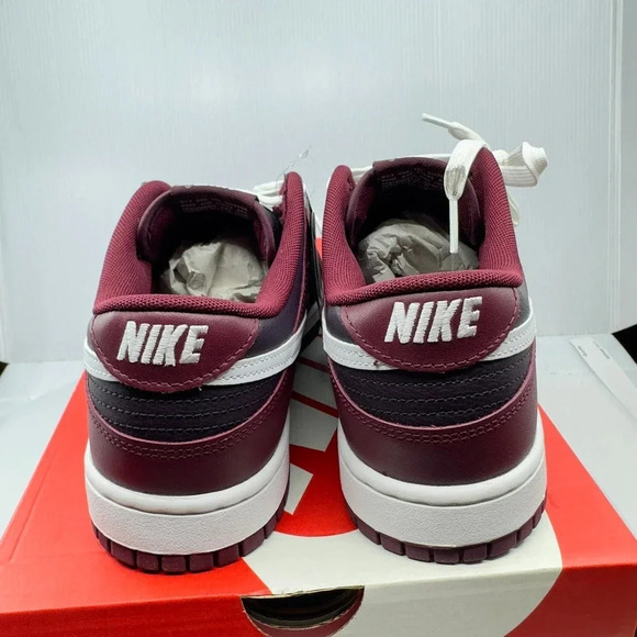 Nike Mens Shoes Dunk Low Retro "Dark Beetroot" Athletic Sneakers Deep Red 9.5 - Picture 4 of 9
